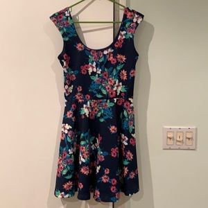 Floral mini dress